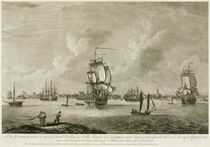 A View of Charles Town the Capital of South Carolina in North America von Thomas Mellish