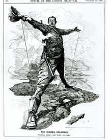 The Rhodes Colossus, from 'Punch' by English School