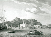 Harbour of Rio Janiero, with the Benedictine Monastery von William Wilson