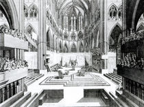Coronation of James II at the Collegiate Church of St. Peter von Samuel Moore