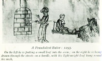 A Fraudulent Baker, 1293 by English School