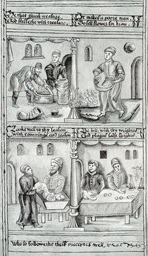 Bakers of York, A.D, 1595-96 by English School