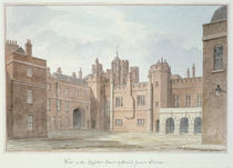View in the Kitchen Court of St. James's Palace von John Buckler