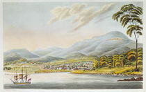 View of Hobart Town, 1824 von Joseph Lycett