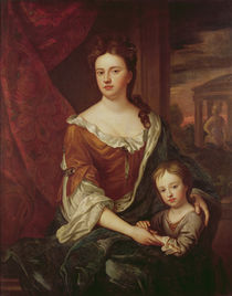 Queen Anne and William, Duke of Gloucester von Godfrey Kneller