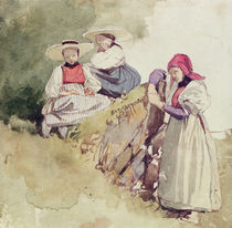 Three Females von Richard Parkes Bonington
