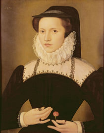 Portrait of Anne Waltham, 1572 by Francois Quesnel