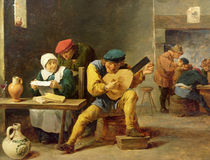 Peasants Making Music in an Inn by David the Younger Teniers