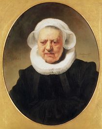 Portrait of Aechje Claesdar by Rembrandt Harmenszoon van Rijn