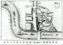 Plan of Rochester von English School
