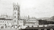 Magdalen College, Oxford in the 17th century by English School