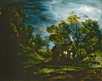 Cottage in Moonlight, c.1781-2 von Thomas Gainsborough