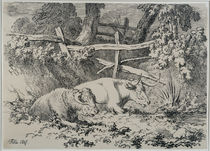 Cattle Resting, 1807 by Robert Hills