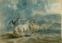 Horses Fighting by Sawrey Gilpin