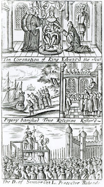 The Coronation of King Edward the Sixth by English School