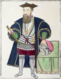 Portrait of Vasco de Gama by Pedro Barretto de Resende