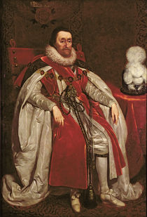 King James I of England and VI of Scotland von Daniel Mytens