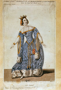 Mademoiselle George as Marguerite in Act II of 'La Tour de Nesles' by French School