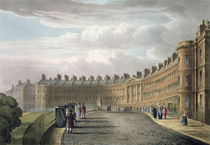 Lansdown Crescent, Bath, 1820 by David Cox