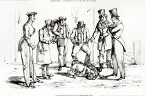Dog Fight, 1824 von Henry Thomas Alken