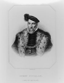 Portrait of Henry Fitzalan by English School