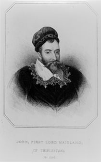 Sir John Maitland from 'Lodge's British Portraits' by English School