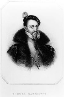 Thomas Radclyffe 3rd Earl of Sussex von English School
