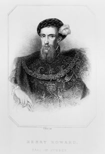 Portrait of Henry Howard Earl of Surrey von English School