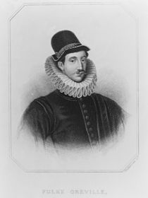 Portrait of Fulke Greville 1st Baron Brooke by English School