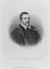 Portrait of Sir Thomas Bodley from 'Lodge's British Portraits' by English School