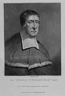Portrait of Sir Thomas Twisden von English School