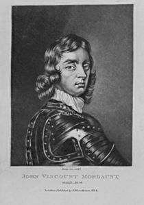Portrait of John Viscount Mordaunt by English School