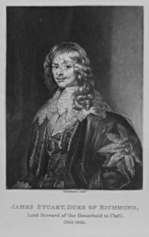 Portrait of James, 1st Duke of Richmond von English School