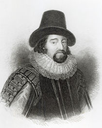 Portrait of Francis Bacon, from 'Lodge's British Portraits', 1823 by English School