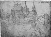 The Minster at Aachen, 1520 von Albrecht Dürer