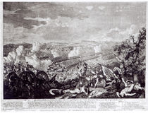 Battle of Lobositz, 1st October 1756 by English School