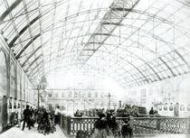 Interior of Charing Cross station by English School