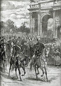 The entry of Napoleon III and Victor Emmanuel into Milan von English School
