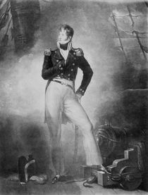 Admiral Thomas Cochrane, 10th Earl of Dundonald by Peter Eduard Stroehling