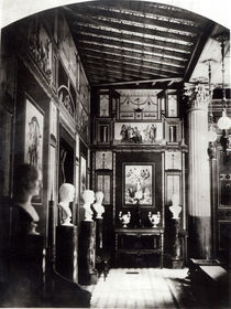 Interior of Prince Napoleon's Palais Pompeian by French Photographer
