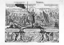 Gustavus Adolphus landing at Stralsund in 1630 von Georg Koler