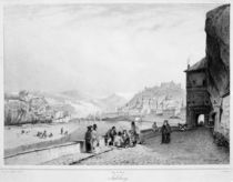 Salzburg, engraved by Bayot & Cuvilier by Karl Johann Billmark