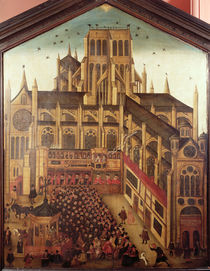 Dr. J. King's Sermon at St. Pauls Cathedral in 1616 by English School