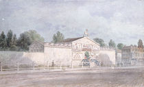 Exterior view of Astley's Amphitheatre by William Capon