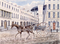 Astley's Advertising Cart by Thomas Hosmer Shepherd