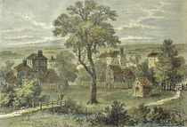 View of Marylebone, from the site of the present Wigmore Street by English School