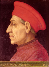Portrait of Cosimo di Giovanni de Medici von Italian School