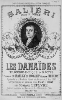 Advertisement for 'Les Danaides' by French School