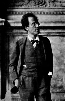 Portrait of Gustav Mahler by Austrian Photographer