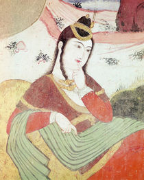 Woman from the Court of Shah Abbas I by Persian School